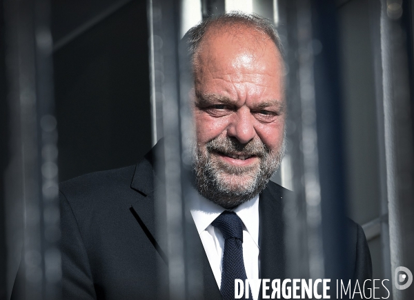 Déplacement d Eric DUPOND MORETTI au centre pénitentiaire de Fresnes