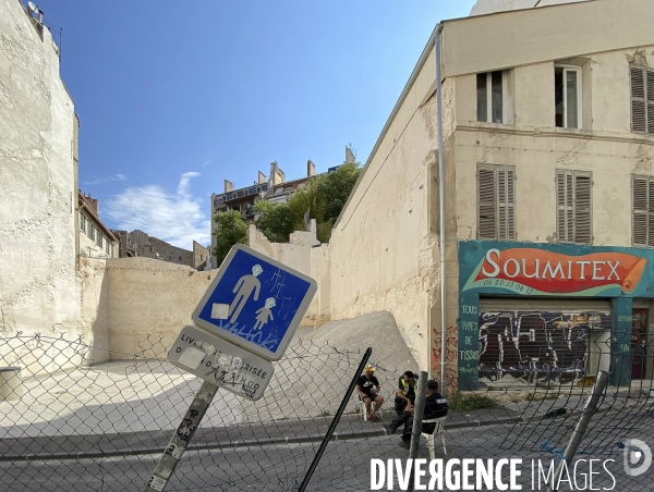 La ville comme avant, rue d Aubagne, Marseille