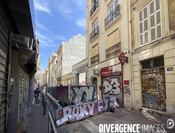 La ville comme avant, rue d Aubagne, Marseille