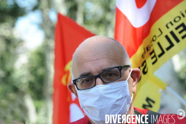 Manifestation du 14 Juillet à Marseille