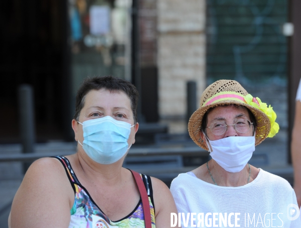 Manifestation du 14 Juillet à Marseille