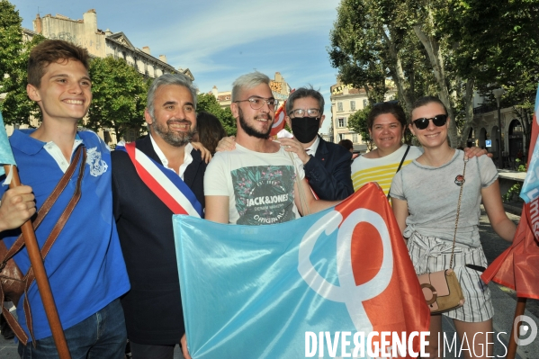 Manifestation du 14 Juillet à Marseille