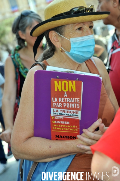 Manifestation du 14 Juillet à Marseille