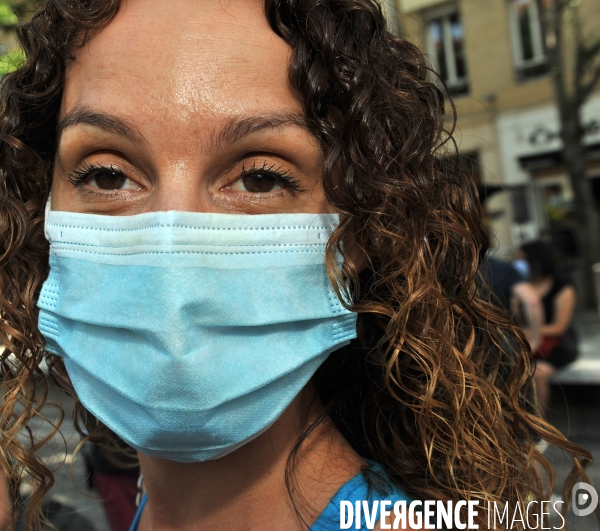 Manifestation du 14 Juillet à Marseille