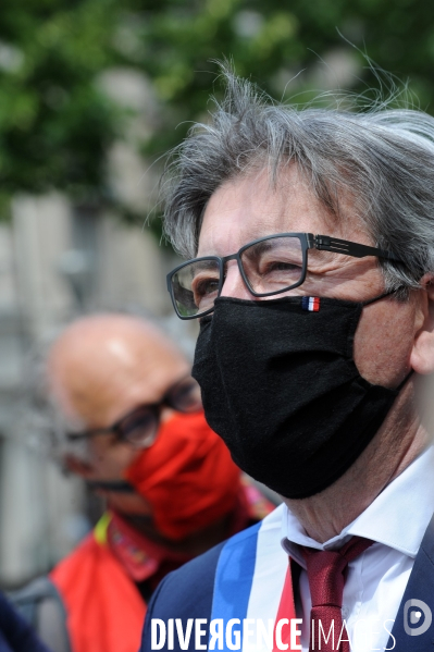 Manifestation du 14 Juillet à Marseille