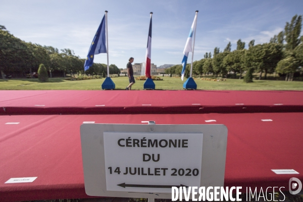 Cérémonie officielle du 14 juillet 2020 à Marseille