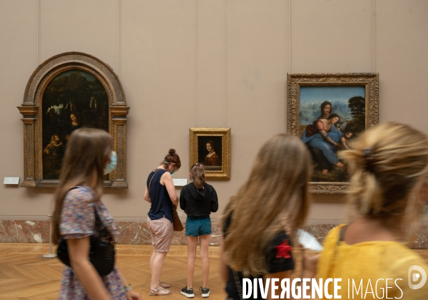 Musée du Louvre. Déconfinement.