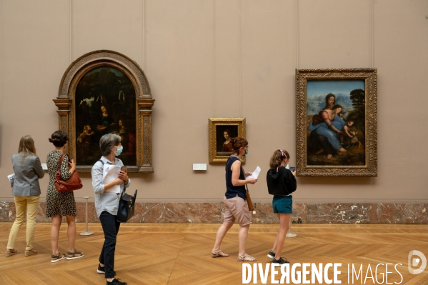 Musée du Louvre. Déconfinement.