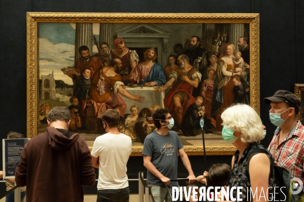 Musée du Louvre. Déconfinement.