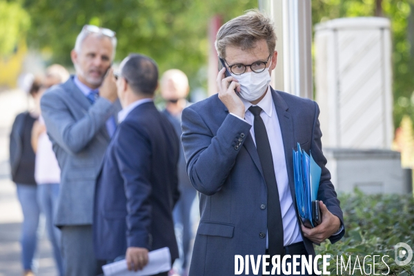 Jean Castex et Gerald Darmanin à Dijon, quartier des Gresilles