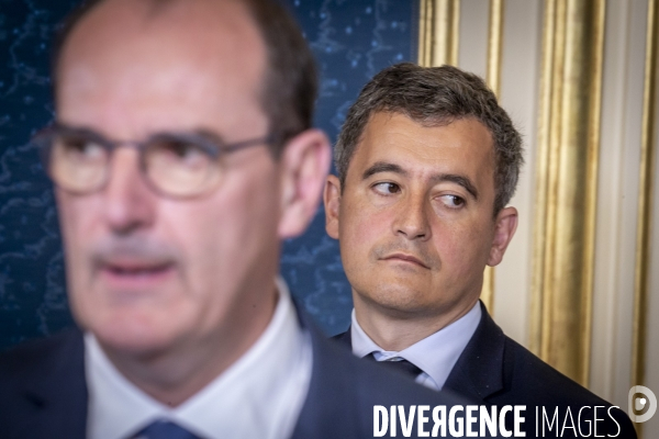 Jean Castex et Gerald Darmanin à Dijon, quartier des Gresilles