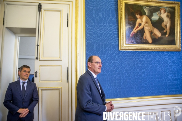 Jean Castex et Gerald Darmanin à Dijon, quartier des Gresilles