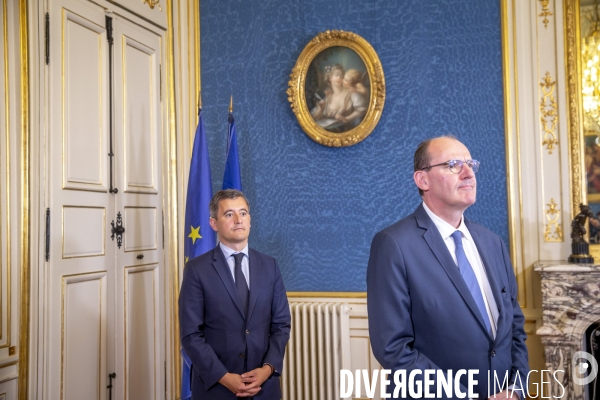 Jean Castex et Gerald Darmanin à Dijon, quartier des Gresilles