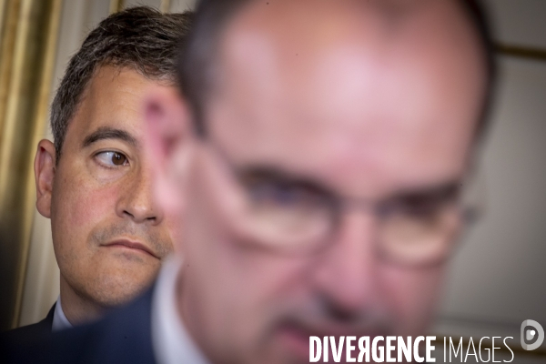 Jean Castex et Gerald Darmanin à Dijon, quartier des Gresilles