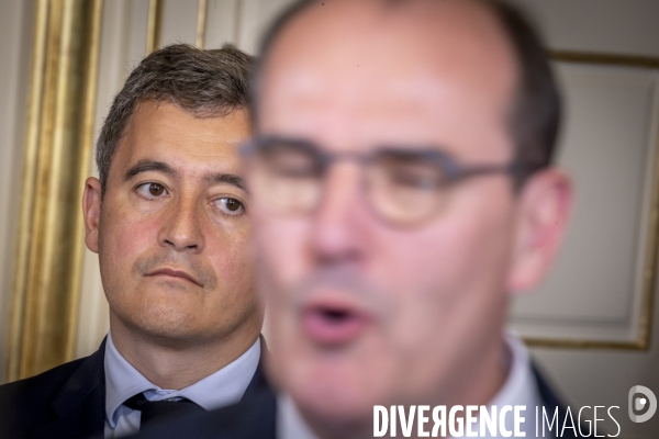 Jean Castex et Gerald Darmanin à Dijon, quartier des Gresilles