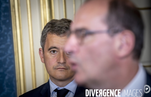 Jean Castex et Gerald Darmanin à Dijon, quartier des Gresilles