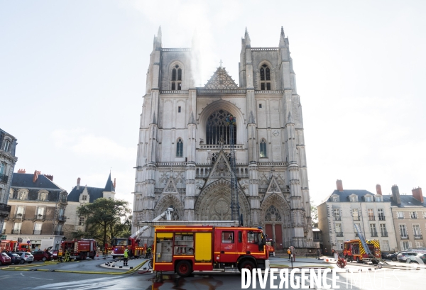 Incendie à la Cathédrale de Nantes