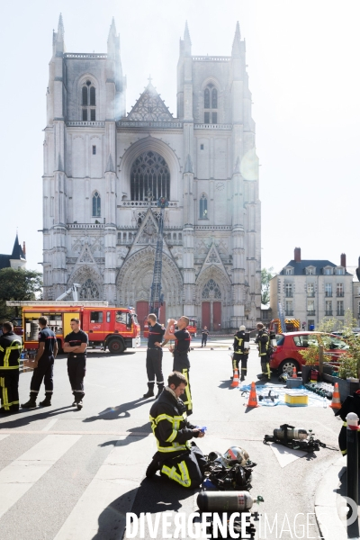 Incendie à la Cathédrale de Nantes