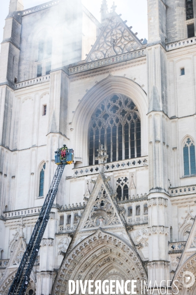 Incendie à la Cathédrale de Nantes