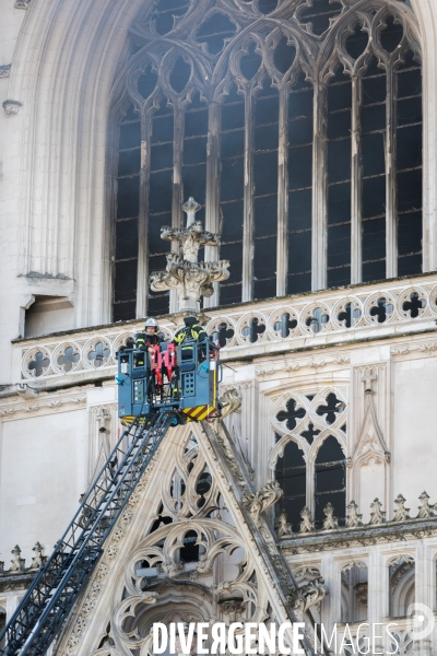 Incendie à la Cathédrale de Nantes