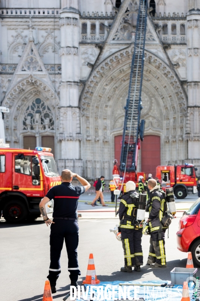 Incendie à la Cathédrale de Nantes