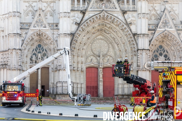 Incendie à la Cathédrale de Nantes