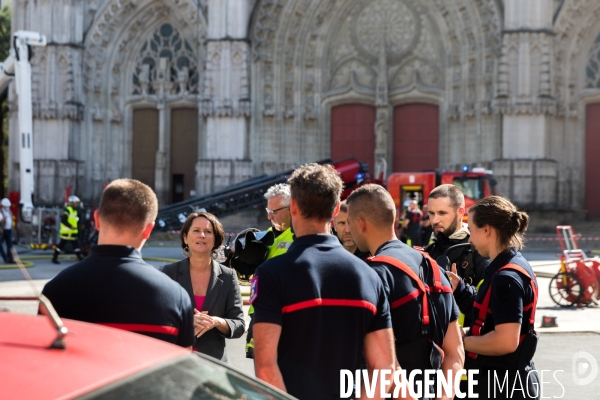 Incendie à la Cathédrale de Nantes