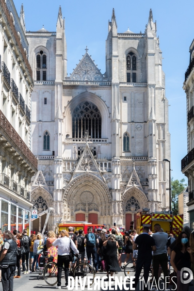 Incendie à la Cathédrale de Nantes