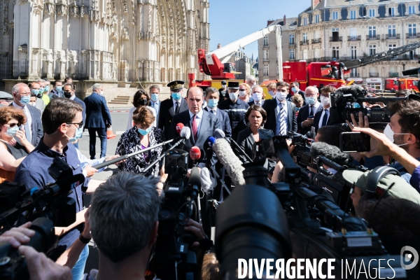 Incendie à la Cathédrale de Nantes