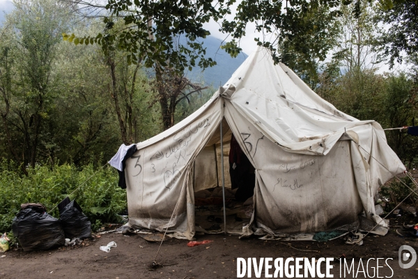 Le camp informel de Vucjak en Bosnie Herzegovine