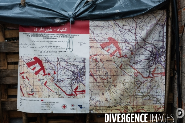 Le camp informel de Vucjak en Bosnie Herzegovine