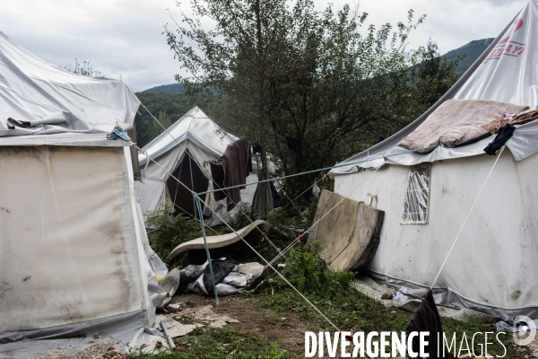 Le camp informel de Vucjak en Bosnie Herzegovine