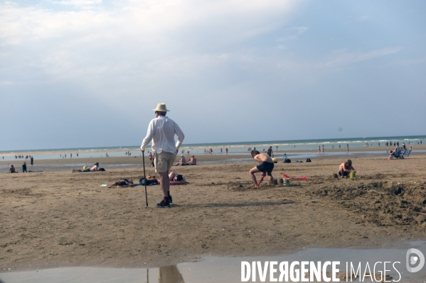 Plage d Houlgate marée basse