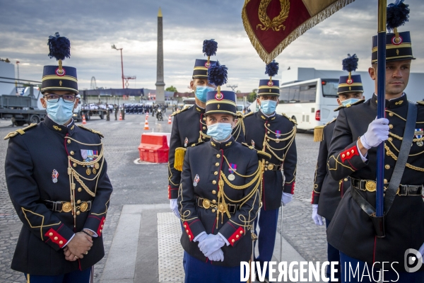 Ceremonie de la fête nationale du 14 juillet 2020