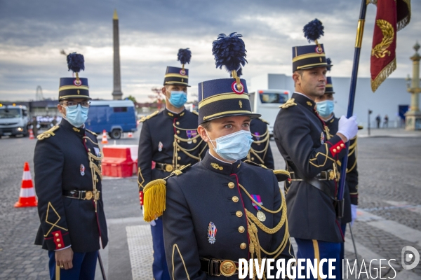 Ceremonie de la fête nationale du 14 juillet 2020