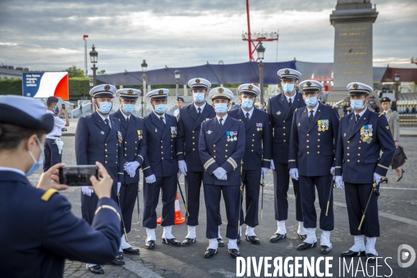 Ceremonie de la fête nationale du 14 juillet 2020