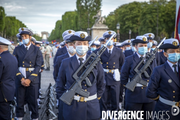 Ceremonie de la fête nationale du 14 juillet 2020