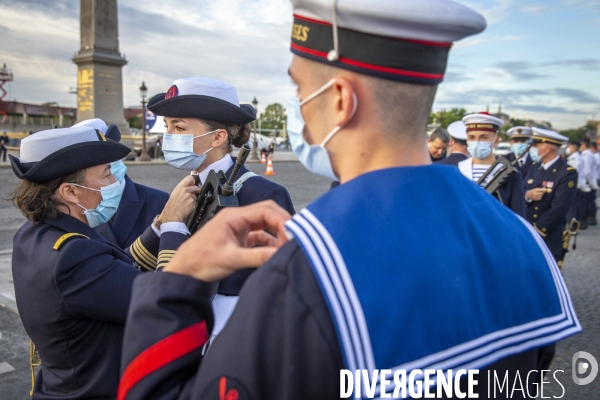 Ceremonie de la fête nationale du 14 juillet 2020