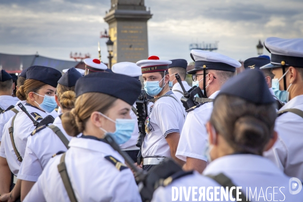 Ceremonie de la fête nationale du 14 juillet 2020