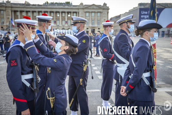 Ceremonie de la fête nationale du 14 juillet 2020