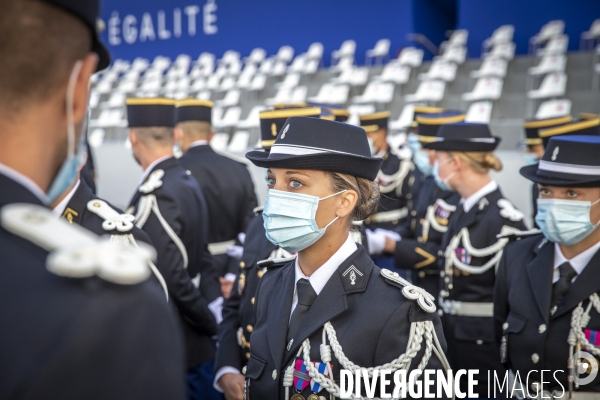 Ceremonie de la fête nationale du 14 juillet 2020