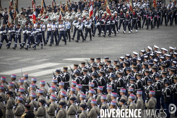 Ceremonie de la fête nationale du 14 juillet 2020