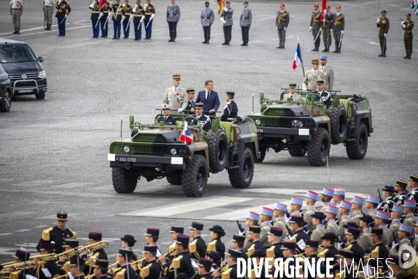 Ceremonie de la fête nationale du 14 juillet 2020
