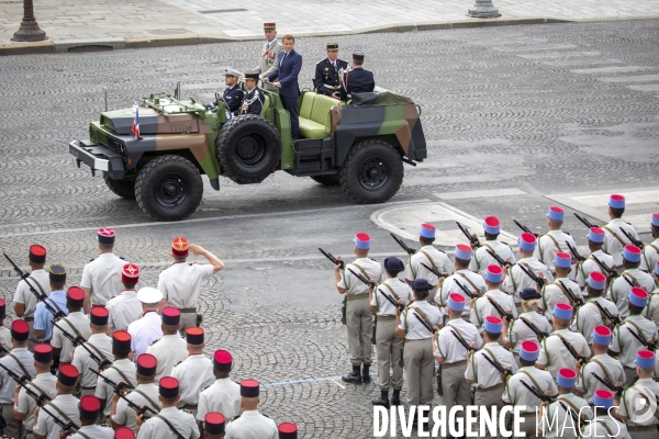 Ceremonie de la fête nationale du 14 juillet 2020