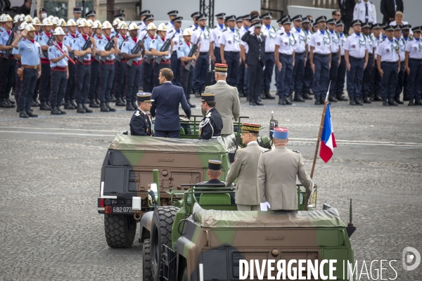 Ceremonie de la fête nationale du 14 juillet 2020