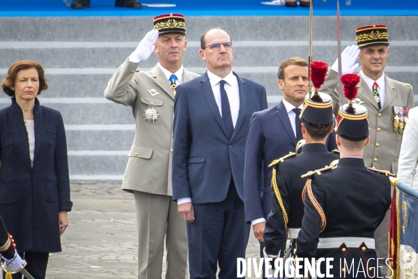 Ceremonie de la fête nationale du 14 juillet 2020