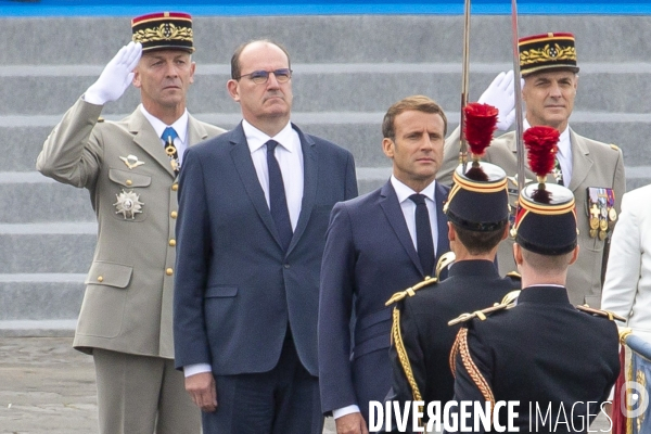 Ceremonie de la fête nationale du 14 juillet 2020