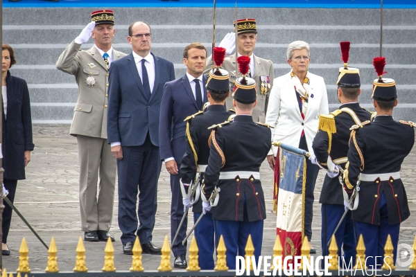 Ceremonie de la fête nationale du 14 juillet 2020