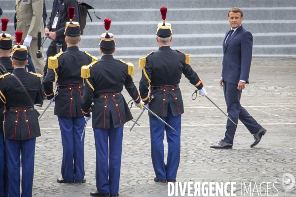 Ceremonie de la fête nationale du 14 juillet 2020