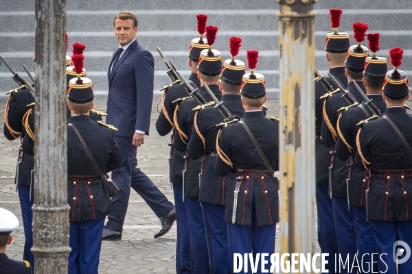 Ceremonie de la fête nationale du 14 juillet 2020